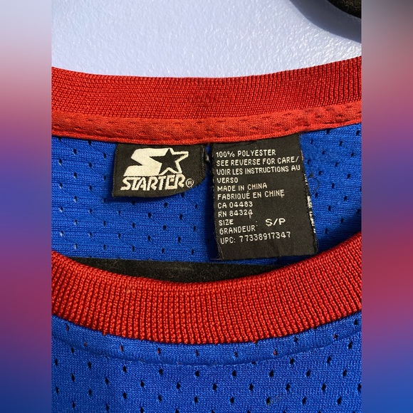 Vintage 1990s Starter Polyester Tank Top Sports Jersey Size Small - Picture 6 of 6